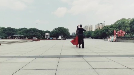 义乌市民广场广场舞双人舞慢四《九儿》