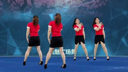 广场舞《旧梦》简单流行64步，时尚网红步子舞，背面
