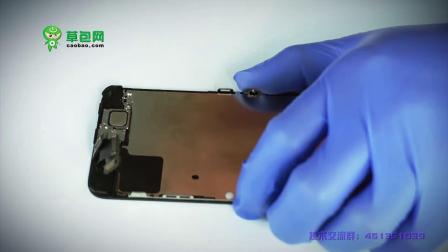 iPhone5c手机拆机 苹果5c手机拆机 更换前置摄像头  教学视频《草包网》
