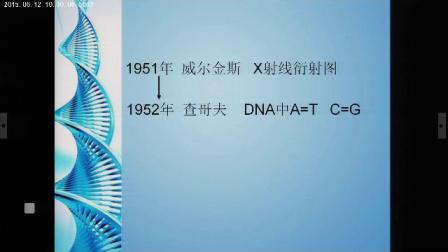 人教版高中生物必修2 遗传与进化《DNA分子的结构》（高中生物教师参赛获奖课例教学视频）