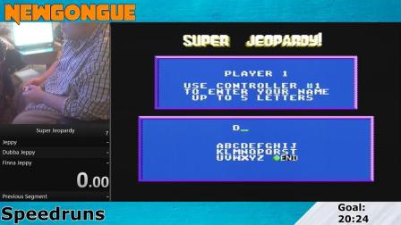 超级危险 Super Jeopardy! (NES) Any% Speedrun in 19-44