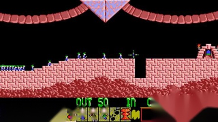 疯狂小旅鼠 (World record) MS-DOS Lemmings Speedrun (Fun) [42-45]
