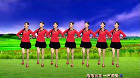 东方红艳经典金曲《火火的爱》超火广场舞，简单好看教学版