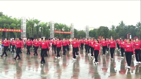 盛开红色广场舞《最美的中国》