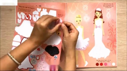 问我女孩贴图片页我的裙子公主照片贴纸娃娃贴纸美丽的鸟