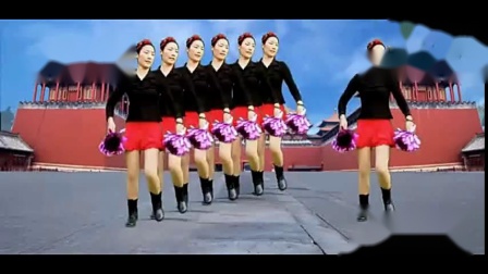 广场舞：好一个《中华大舞台》热闹豪迈花球舞，附正背面教学
