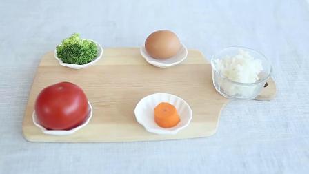 鲜蔬米饭蒸蛋制作方法，适合11个月宝宝辅食