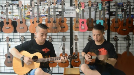 《天空之城》尤克里里和吉他合奏 逸川文化