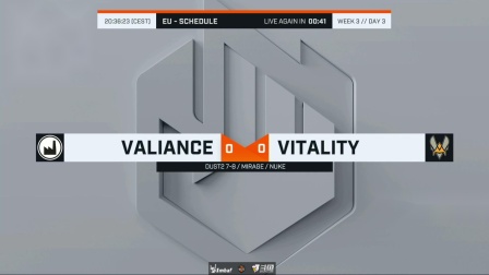 Valiance vs Vitality ECS S7常规赛 BO3 第一场 4.28