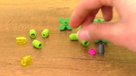 个性学生DIY自制文具 Lego乐高简单制作 超级可爱彩色尺子 圆珠笔