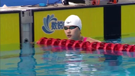 马千涵2019年全国二青会女乙200米自由泳决赛央视