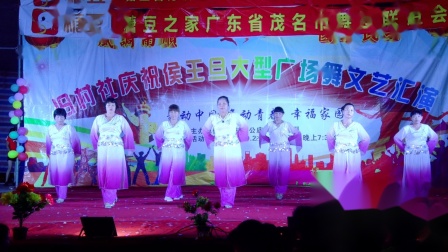 新福村舞蹈队《柔情岁月》2019年茂名旧村社候王旦联欢晚会
