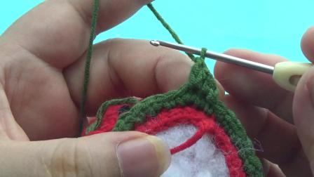 巧琳娃手作草莓猫西瓜兔围脖教程毛线编织教学视频