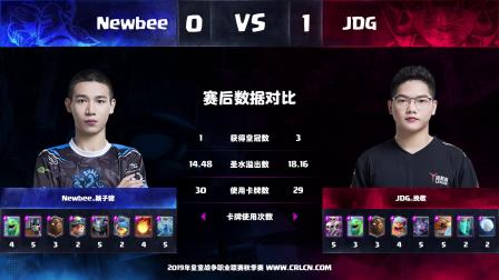 CRL2019秋 W4D2 Newbee_颖子猪 VS JDG_挽歌