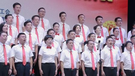 临澧县庆祝中华人民共和国成立70周年&ldquo;我和我的祖国&rdquo;大型歌咏比赛决赛县级领导代表队现场