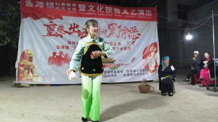 吉水县，进士剧团下乡演出古装戏《婆媳三代》