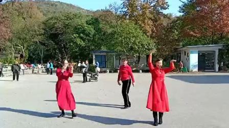 桂林市七星公园驼峰舞队，2019年年底聚会活动：型体舞《胡琴说》