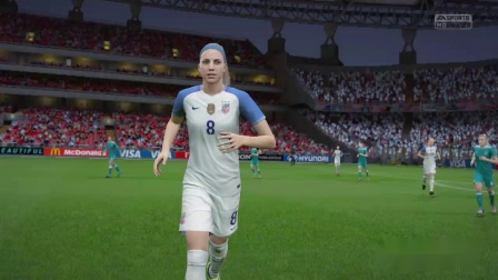 FIFA 16 模拟世界杯美国女足点球击败德国女足夺得冠军