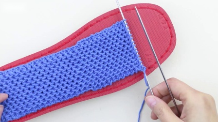 雅馨绣坊蜂窝花鞋垫编织视频编织的方法图解
