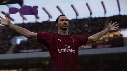 PES2020 Zlatan and its celebration with L3