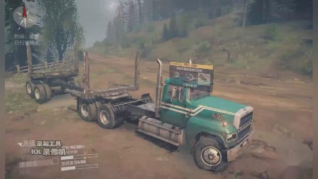 旋转轮胎 重卡房车，夫妻双双把家还！