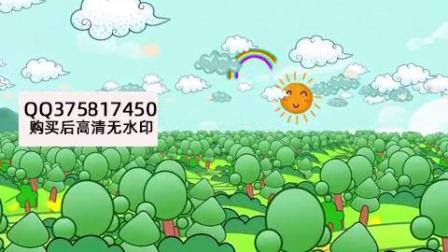 儿童歌曲《读书郎》4K超清卡通背景3840X2160视频素材下载4584629舞台背景.mp4