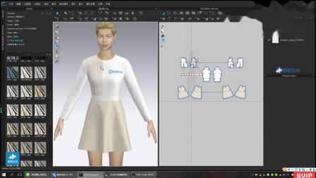 03-3.调整板片右键菜单3D CLO 3D教程--3D试衣与设计-智版在线教育