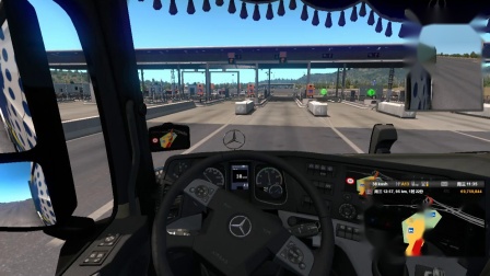 【欧洲卡车模拟2】  一条小团团语音导航试玩  （本期帧率较低，请谅解）