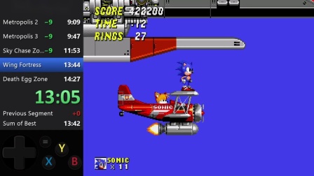 刺猬索尼克2 Sonic The Hedgehog 2 in 14_13 IGT [WR]