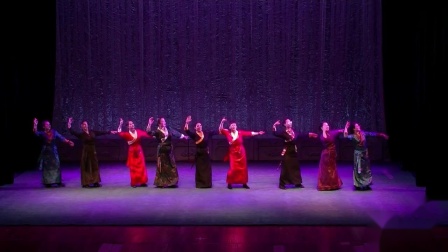 兰州锅庄舞协会室内舞蹈班《德钦弦子》