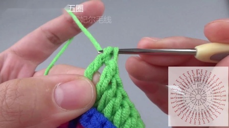 【92上集】可可钩织屋孔雀之翎毯子编织教程图解视频