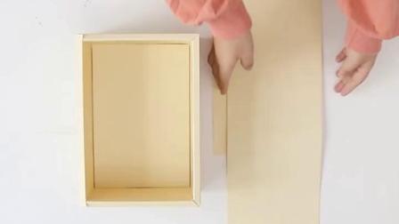 透明鲜花蛋糕手提盒折法教程