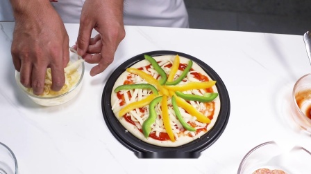 自制意式萨拉米披萨，家人都喜欢吃！