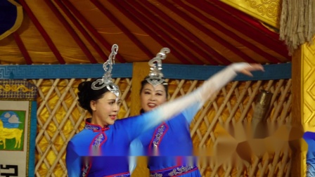 蒙古族舞蹈《洁白的云》表演：内蒙古鄂尔多斯艺术团、邢书芳拍摄制作视频2022年1月10日加文字202201140903