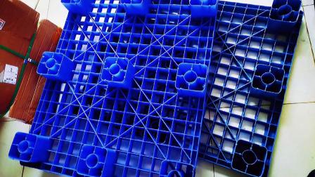 蓝色塑料托盘 网格九脚托盘垫板 注塑托盘 塑料制品 托盘租赁