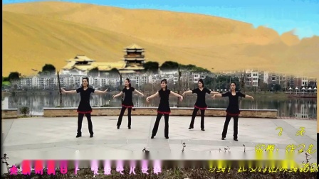 武汉好姐妹舞蹈队敦煌元素广场舞《飞天》，编舞饶子龙