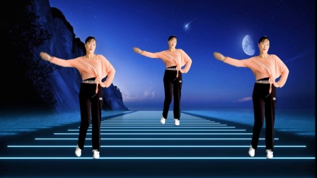 阿真广场舞大众娱乐健身舞特辑2 广场舞《一路花开》动感好看，最新完整版