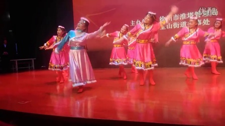 莲莲快乐舞蹈队在淮塔演出（阿妈佛心上的一朵莲）2016年10月19日上午