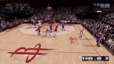 NBA2K16重温姚鲨对决！姚明打爆奥尼尔！麦迪科比较量