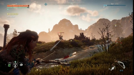 【PS4】《地平线·黎明时分》攀爬长颈兽看风景-5