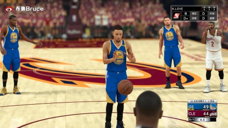 NBA2K17总决赛勇士vs骑士第三场！杜兰特三分绝杀詹姆斯！NBA2K17