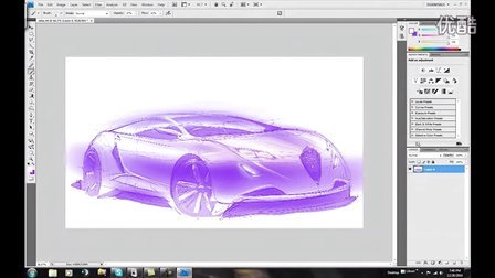 Autodesk Sketchbook Pro 汽车手绘教程