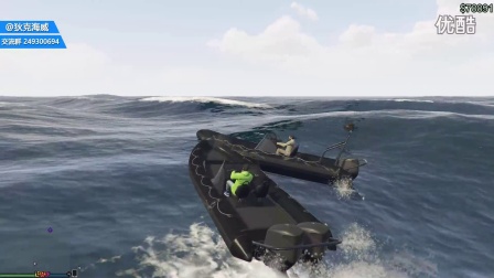 GTA5 游到太平洋的边界后竟然！（侠盗猎车5）