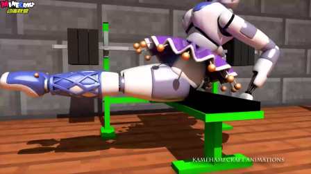 MC动画-玩具熊学院-健身-Kamehamecraft Animations