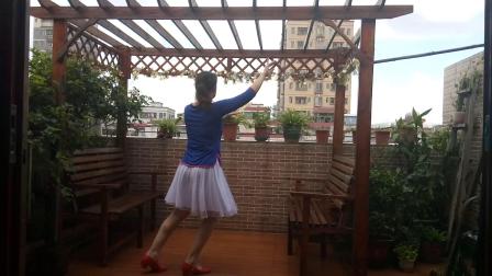 丽清姐妹广场舞最新原创《我的九寨》好看简单易学、编舞背面演示丽清