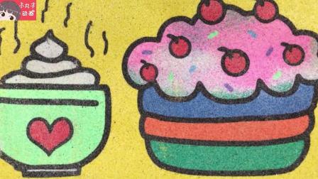 美味樱桃彩虹蛋糕 热腾腾的咖啡上线啦