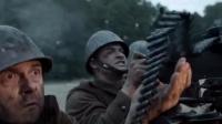 最新二战电影沃伦, 激烈的战争场面, 在机枪炮火中迷茫的战士