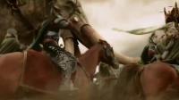 指环王3: 王者无敌-希优顿骑兵遭遇大象军团, 战争很激烈, 场面恢宏壮阔