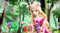 叶罗丽童话故事 灵公主得到一朵七色花 每个花瓣都能实现一个愿望