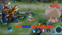 典韦：兰陵王，我可能不是人，但你是真的疯狗，追了整个地图来杀我。兰陵王：我盯上的人，耶稣来了都不好使!